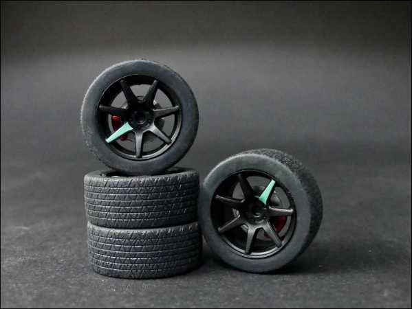 1:18 BMW E30 M3 EVO Tiffany Felgensatz